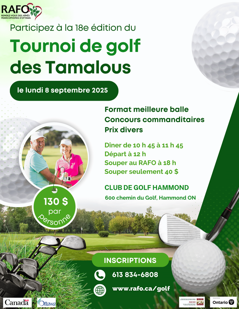 Tournoi de golf des Tamalous 2025