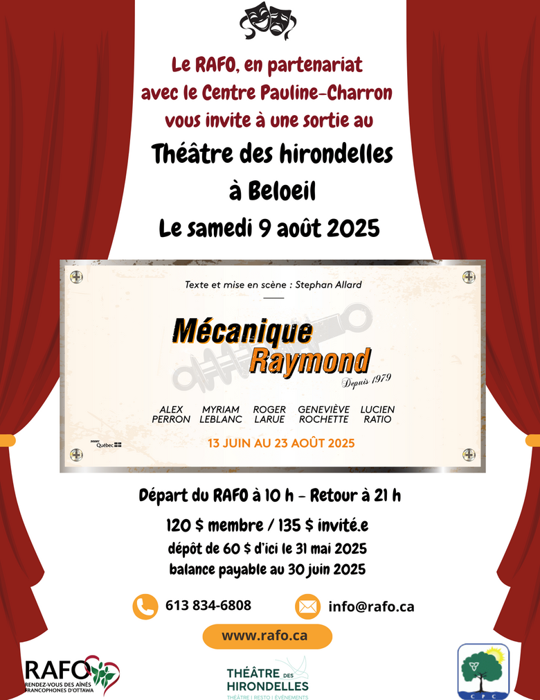 Sortie au Théâtre des hirondelles à Beloeil