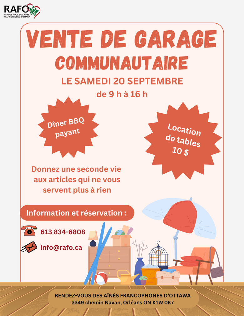 Vente de garage communautaire