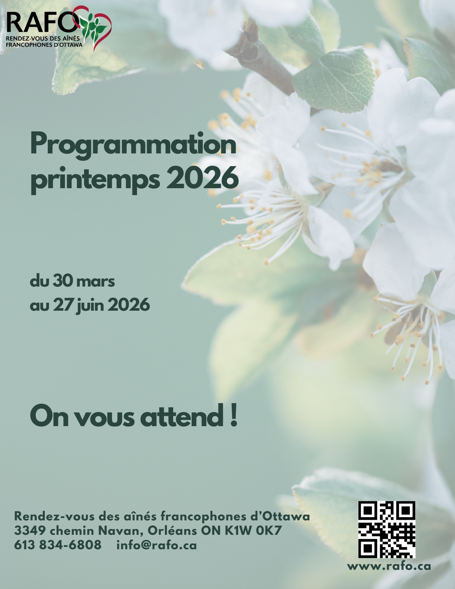 Programmation printemps 2026